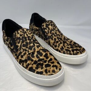 Vaneli Sport Yodel Leopard Print Calf Fur Sneaker Shoes Size 10 N Mobwife Luxury